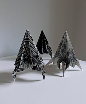 Origami Weltraumobjekte