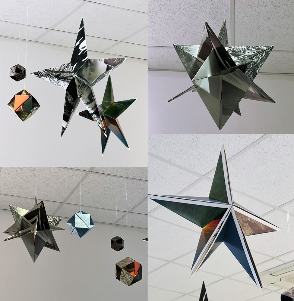 Origami Weltraumdeko im Maxiversum