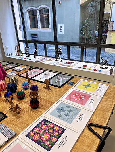 blumenposter ausstellung wood meets paper