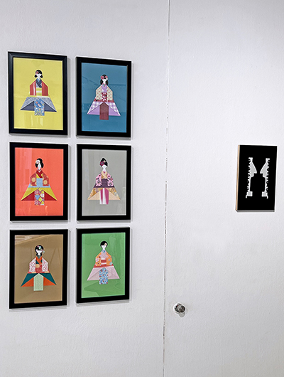 paperdolls ausstellung wood meets paper